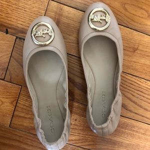 Coach Tan Flats